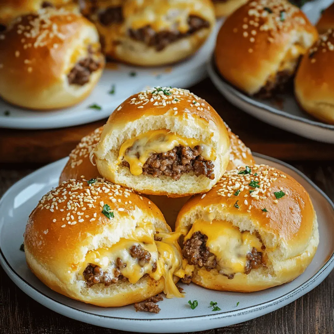 Cheeseburger Bombs