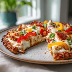 High Protein Cottage Cheese Pizza Crust